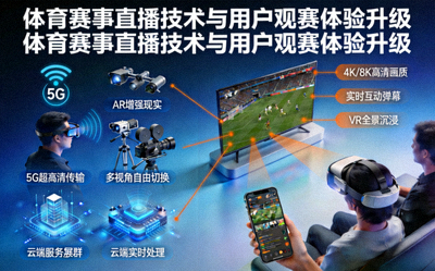 体育赛事直播技术与用户观赛体验升级